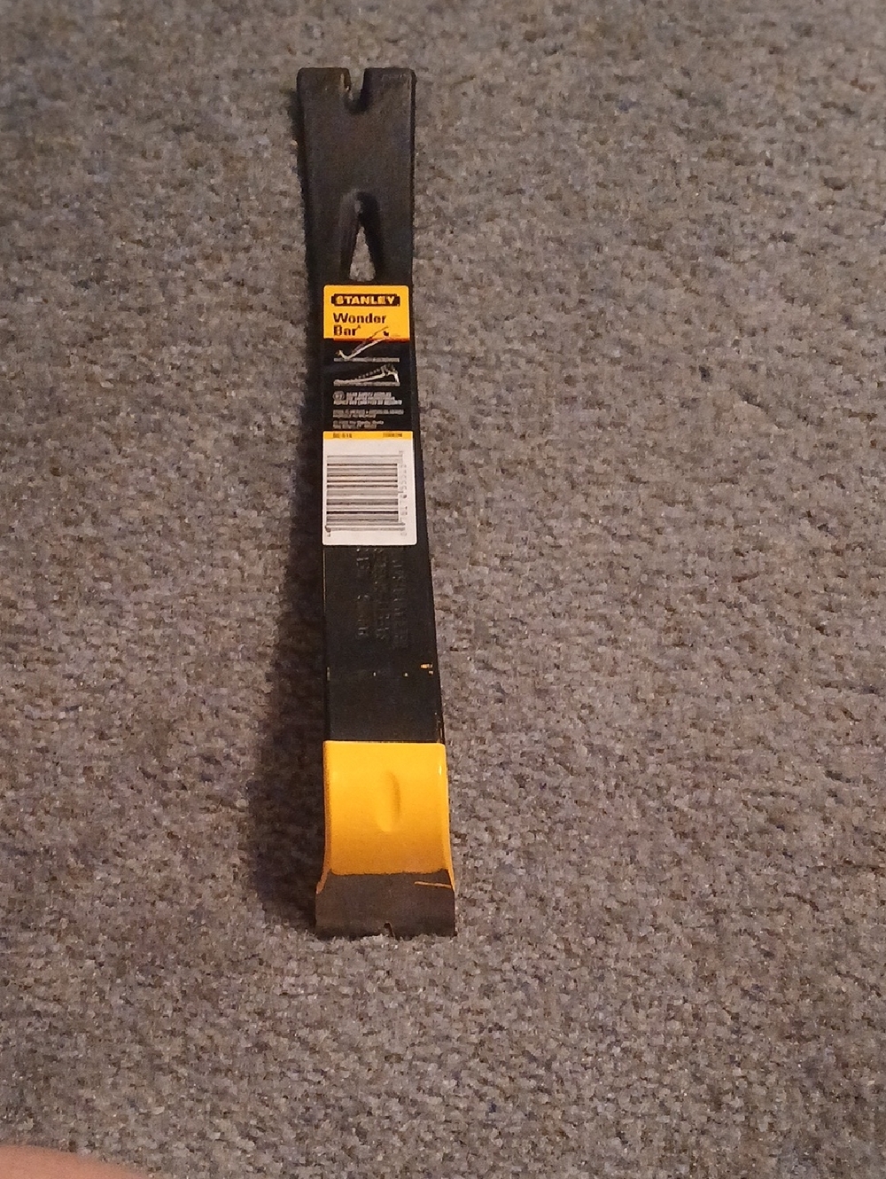 Stanley Wonder Bar Pry Bar - Black and Yellow